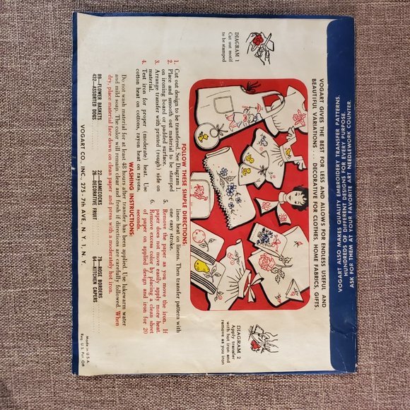 Vintage Vogart Textilprints pattern #89 - Picture 2 of 5